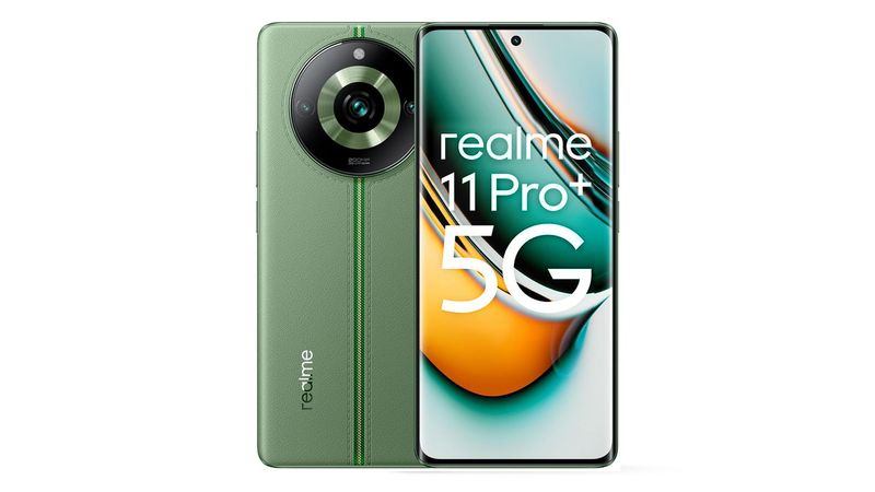 Celular Realme 11 Pro Plus 5g 12gb Ram 512gb Verde +Mica hidrogel REALME