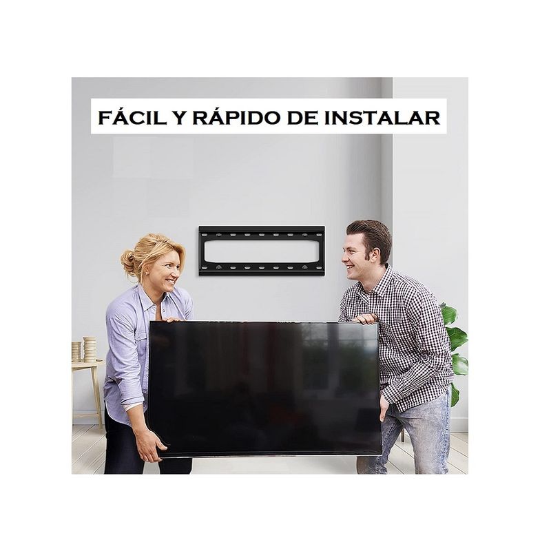 Rack TV Expo Rack ERI3265 32"-65" fijo negro ambiente