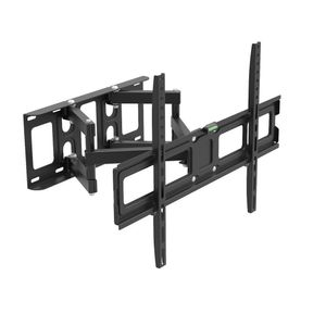 Rack TV Led/Smart 42"-65" EXPO RACK, ERP4370, Soporte Móvil Plegable Brazo Doble, Negro