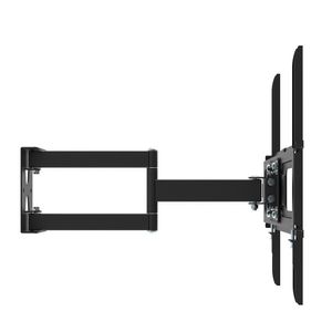 Rack TV Led/Smart 32"-55" EXPO RACK, F3M-40, Soporte Móvil de 3 giros FLEX, Negro