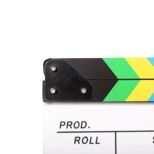 Claqueta acrílica magnética para producciones audiovisuales y cine