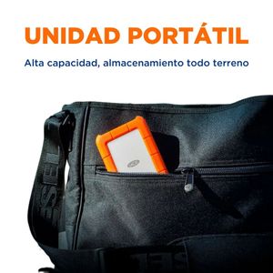 Disco duro externo LaCie Rugged USB-C 1TB