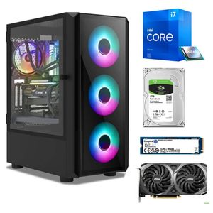 PC Gamer Intel Core i7-12TH +Ram16GB+ Disco 1TB+ SSD 500GB + Video RTX 3060 12GB, Case gamer