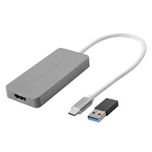 Capturadora de video Genérico usb 3.0 a hdmi, 1080p, gris