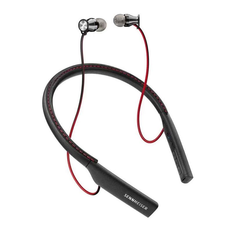 Reacondicionado Sennheiser Momentum M2 in ear negro, frontal oblicuo