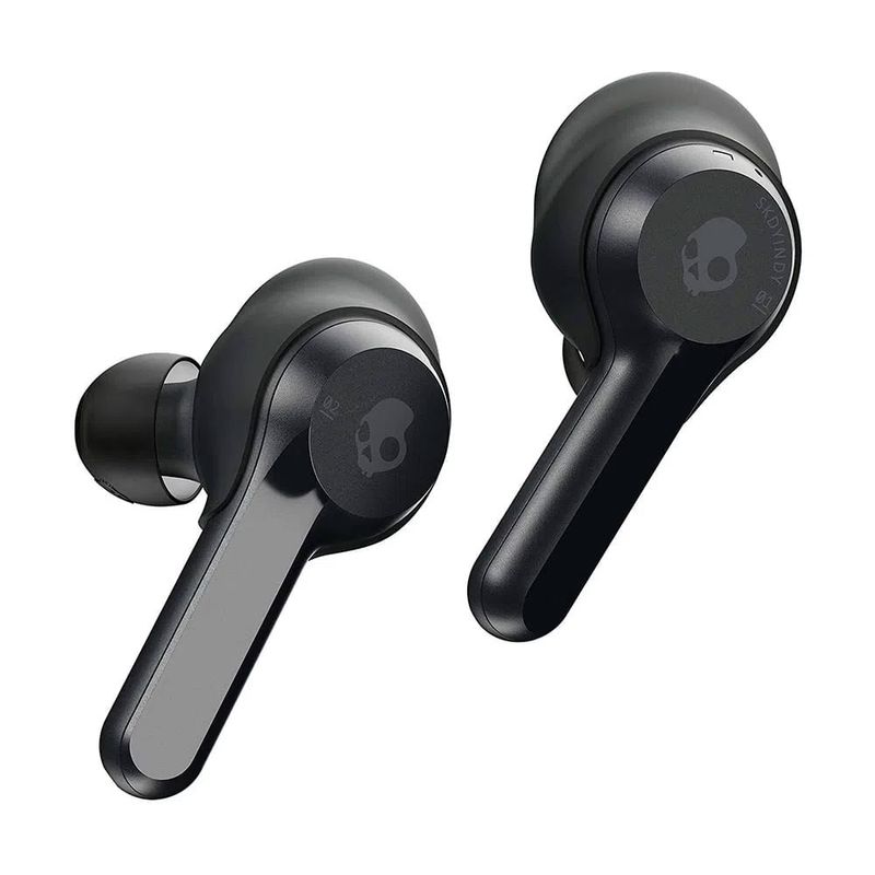 Reacondicionado Skullcandy Indy true wireless IP55 negro, frontal oblicuo