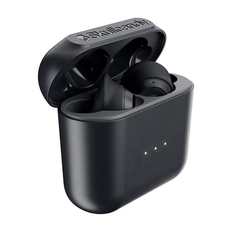 Reacondicionado Skullcandy Indy true wireless IP55 negro, frontal oblicuo