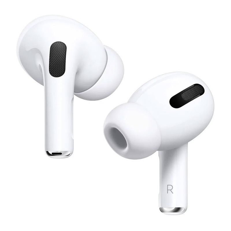 Reacondicionado Apple AirPods Pro MagSafe blanco, frontal oblicuo
