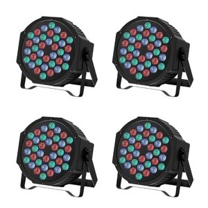 Pack 4 unidades Tacho par LED, colores RGB, lúmenes 36, potencia 36 x 1.5w