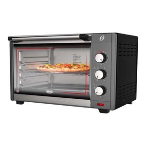 Horno tostador eléctrico Oster TSSTTV0045, 45 litros, temperatura máx 120°c, negro