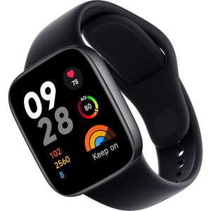 Smartwatch Xiaomi Redmi Watch 3, resistencia al agua, 1.75", incluye GPS, negro