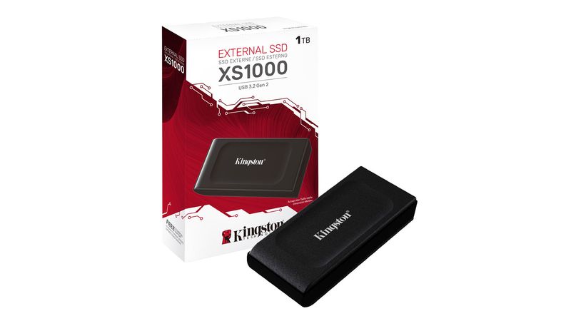 SSD externo Kingston XS1000 1TB, USB 3.2, Gen2 - Coolbox