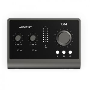 Interfaz de audio Audient ID14 Mk2, conector USB-C, color negro