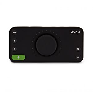 Interfaz de audio Audient Evo4, 2x2 USB tipo C, color negro