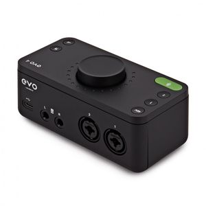 Interfaz de audio Audient Evo4, 2x2 USB tipo C, color negro