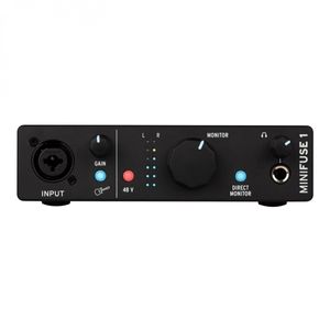 Interfaz de audio Arturia Minifuse 1, tipo USB-C, negro