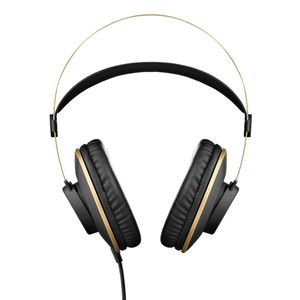 Audífonos de estudio profesional AKG K-92 almohadillas acolchadas, máx cable 3 m, negro y dorado