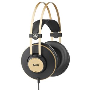 Audífonos de estudio profesional AKG K-92 almohadillas acolchadas, máx cable 3 m, negro y dorado