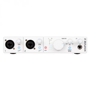 Interfaz  de audio Minifuse Arturia, conexión 2x2 USB-C, blanco