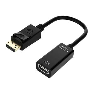 Adaptador Genérico displayport a hdmi, negro