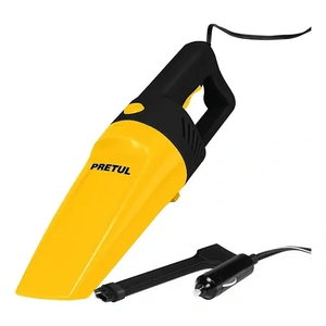 Aspiradora portátil para auto Pretul, 12V, 5 metros, amarillo