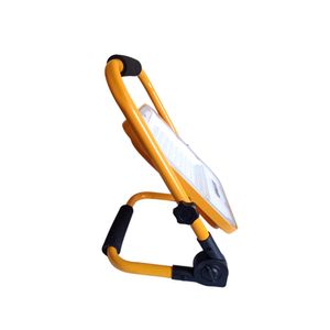 Reflector para exterior Opalux 50w, recargable, IP65, 80 leds, amarillo