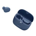 Audífonos JBL Tune Buds true wireless ANC IP54 azul, frontal oblicuo