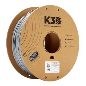 Filamento K3D PLA Gris Mate (1.75mm, 1Kg)