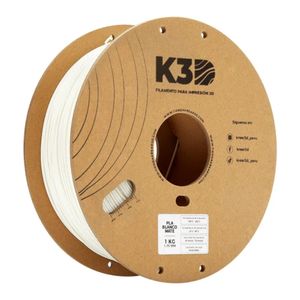 Filamento K3D PLA Blanco Mate (1.75mm, 1Kg)