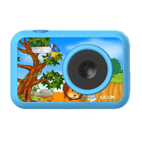 Cámara para niños SJCAM Funcam, fotos y videos, 12MP FULL HD, marcos, filtros, juegos, celeste