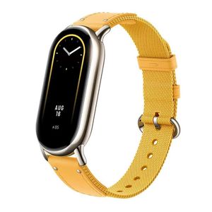 Correa trenzada de nylon Xiaomi para Band 8, amarillo