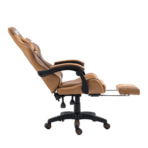 Silla gamer NXT Modelo COMICS Pro tapiz cuero PU, máx. 200 kg, inclinación 155°, diseño Coyote