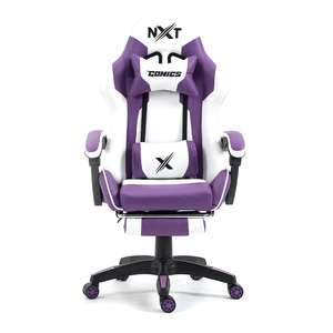 Silla gamer NXT Modelo COMICS Pro tapiz cuero PU, máx. 200 kg, inclinación 155°, diseño Galaxy