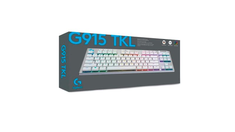 Teclado Logitech G915 TKL Mecanico Gaming Inalámbrico