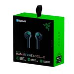 Audífonos Razer Hammerhead True Wireless X TWS IPX4, empaque