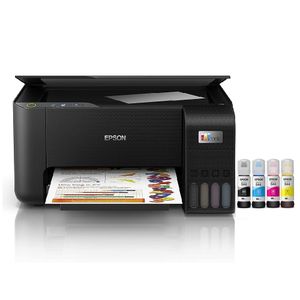 Impresora multifuncional Epson Ecotank L3210 + 4 botellas de tinta