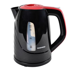Hervidor inalámbrico Daewoo DEK-1308 2200w, 1.7 litros, acero inoxidable, negro