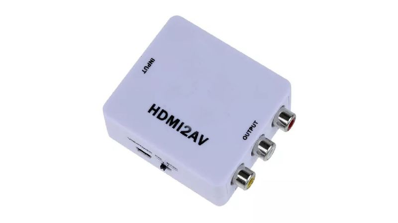 Adaptador Genérico hdmi a rca, macho a hembra, blanco - Coolbox