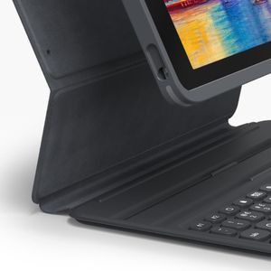 Case con teclado ZAGG Pro Keys Retroiluminado para iPad 10.2" (7a, 8a y 9a Gen), negro