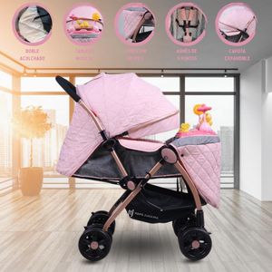 Coche Cuna Musical De Lujo SUMMER DREAM Pink