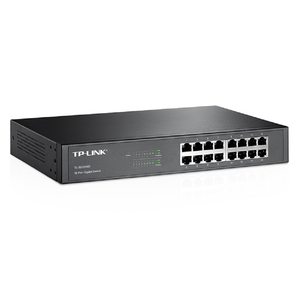 Switch de 16 puertos Gigabit metalico TL SG1016D TP-LINK montaje rack