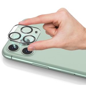 Protector de cámara para iPhone 14 Pro / iPhone 14 Pro Max, transparente con borde negro