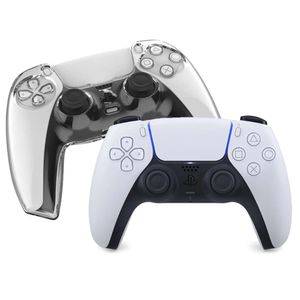 Case para mando PS5 Dualsense, protector, rígido, transparente