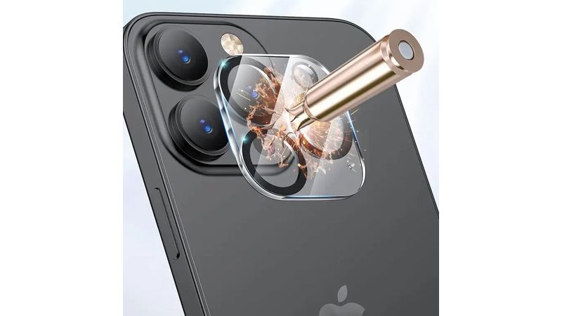 Protector de cámara para iPhone 13 Pro, transparente - Coolbox