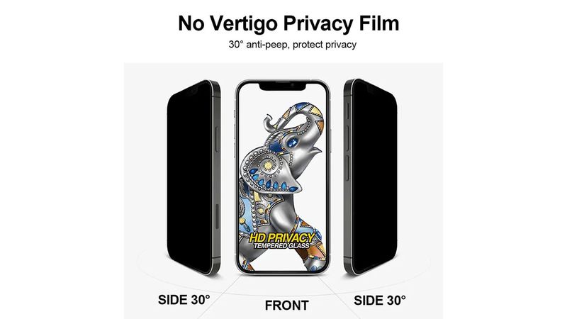 Protector Pantalla Para iPhone 13. Ceramic Antiespia