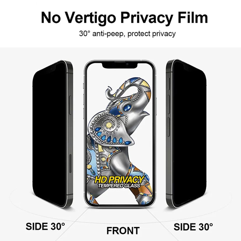 Protector de pantalla antiespia para iPhone 13 / iPhone 13 Pro / iPhone 14  - Coolbox