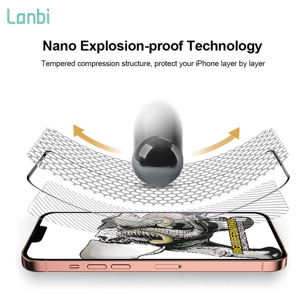 Protector de pantalla para iPhone 11, nano Protección, vidrio - Coolbox