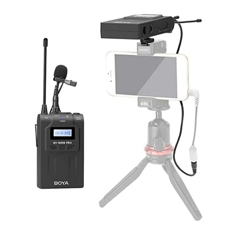 Micrófono Boya BY-WM8 Pro K1 inalámbrico UHF