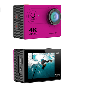 Camara de video, pantalla 2" full color LCD, acuático, almacenamiento tarjeta micro SD, color fucsia