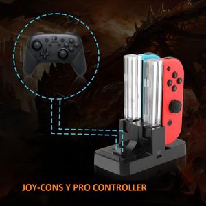 Estación de Carga para JoyCons y Mando Pro Controller Nintendo Switch